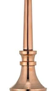 Good Directions 27" Victoria Finial - Polished Copper-0