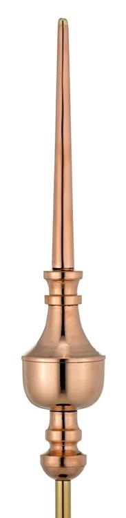 Good Directions 27" Victoria Finial - Polished Copper-0