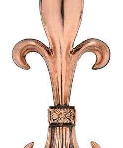 Good Directions 27" Fleur-de-Lis Finial - Polished Copper-0