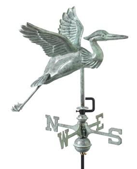 American Standard Blue Heron Weathervane-573