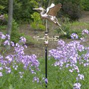 Blue Heron Garden Weathervane w/ Garden Pole - Image 4