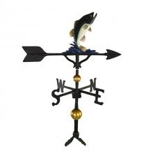 Old Barn Rustic Co. 32" Deluxe Bass Aluminum Weathervane-1212