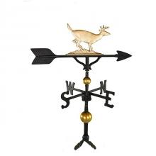 Old Barn Rustic Co. 32" Deluxe Buck Aluminum Weathervane -1239