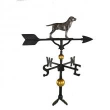 Old Barn Rustic Co. 32" Deluxe Lab Retriever Aluminum Weathervane-1301