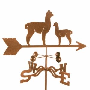 Alpaca and Baby Weathervane-0