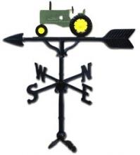 Old Barn Rustic Co. 32" Steel Tractor Weather Vane Orange-1400