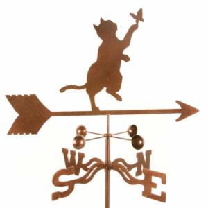 Cat and Butterfly Weathervane-0