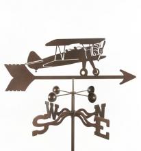 Airplane-Bi-Plane Weathervane-0