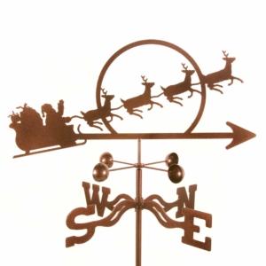 Santa with Sleigh Weathervane-0