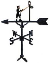 Old Barn Rustic Co. 32" Steel Lamplighter Weather Vane -0