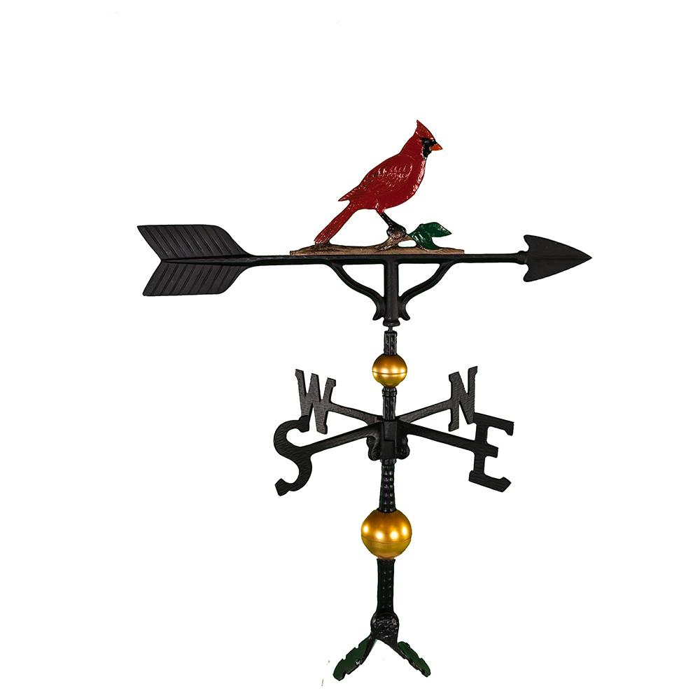 32" Cardinal Aluminum Weather Vane-0