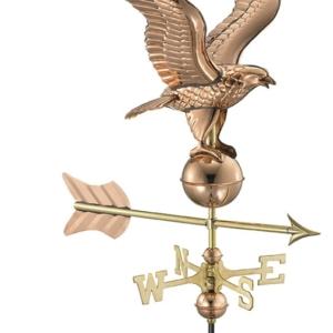 Eagle Weathervane Handcrafted From Pure Copper -0