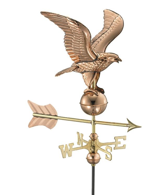 Eagle Weathervane Handcrafted From Pure Copper -0
