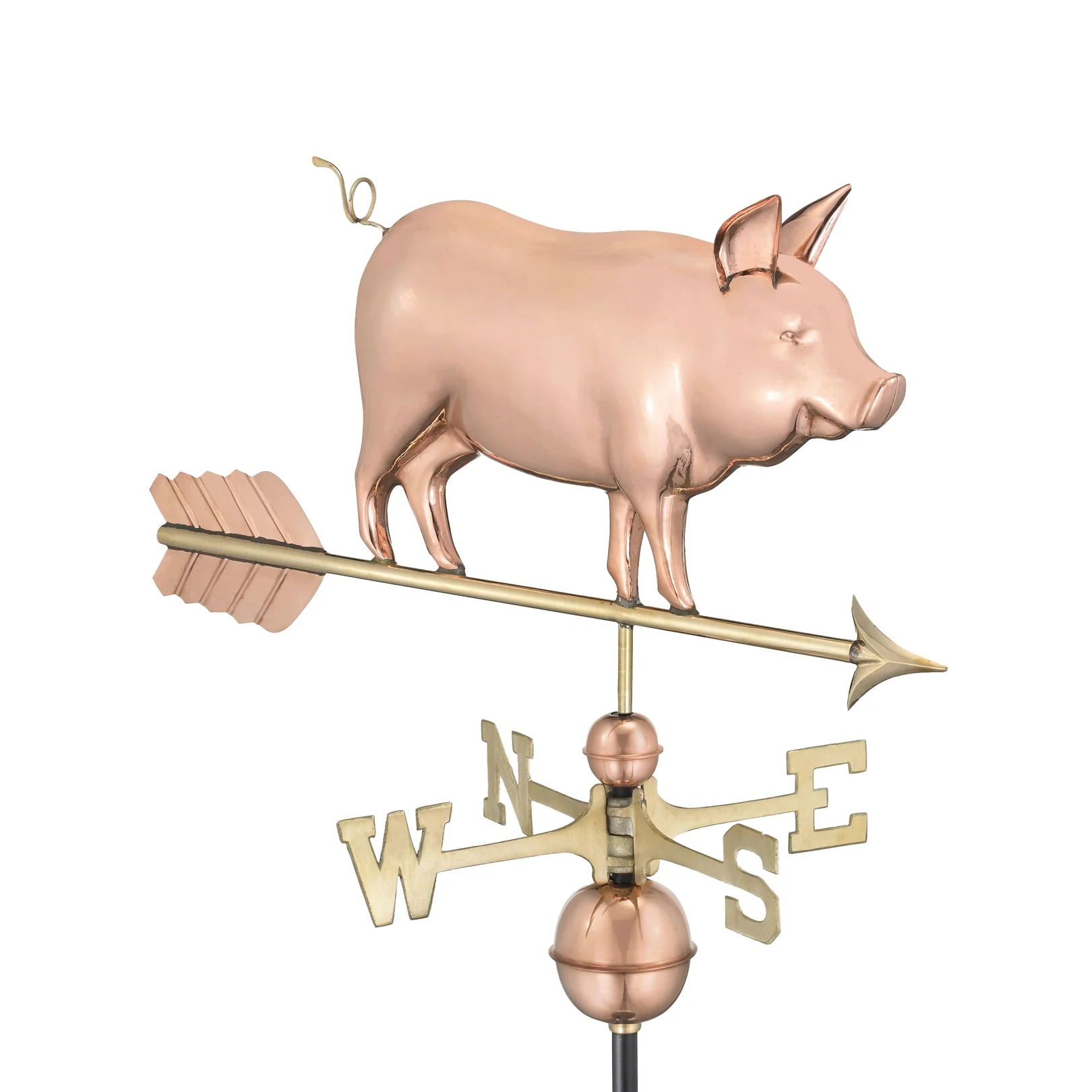 Country Pig Weathervane – Pure Copper by Good Directions