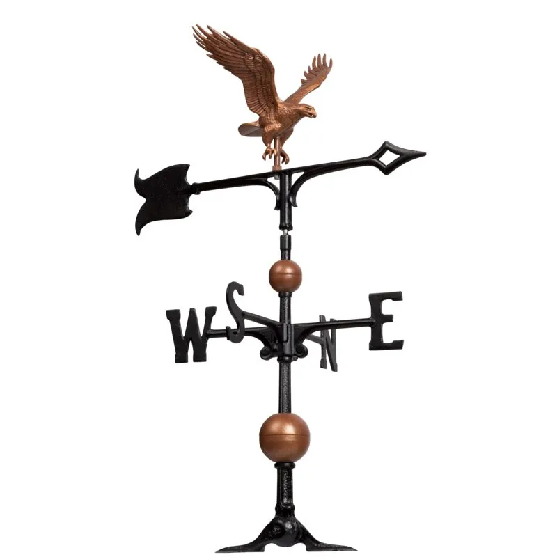 30  Full-Bodied Eagle Weathervane - Gold-Bronze