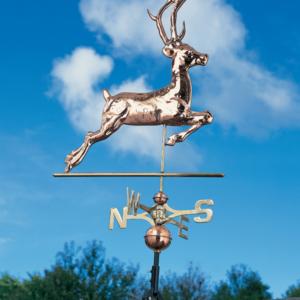 Copper Deer Weathervane-0