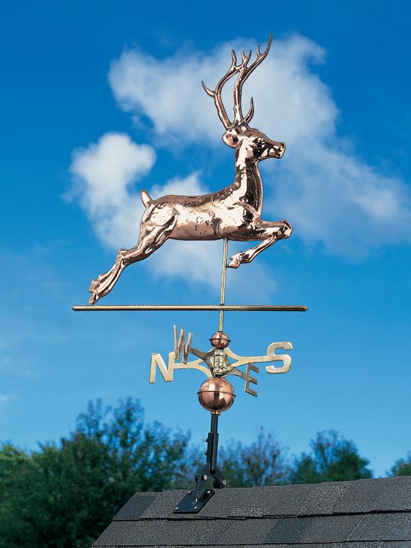 Copper Deer Weathervane-0