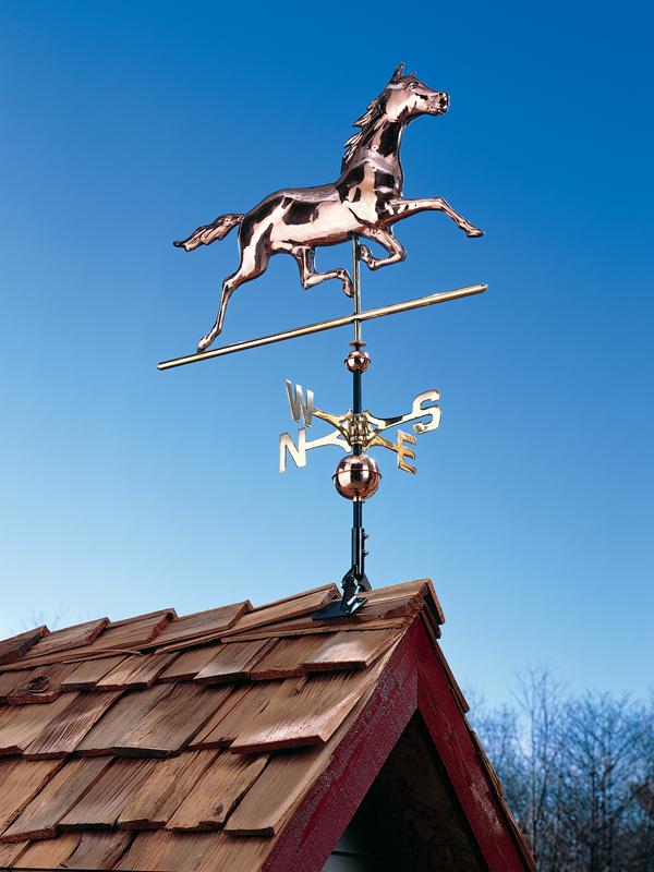 Copper Horse Weathervane-0