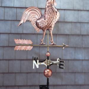 Copper Rooster Weathervane-0
