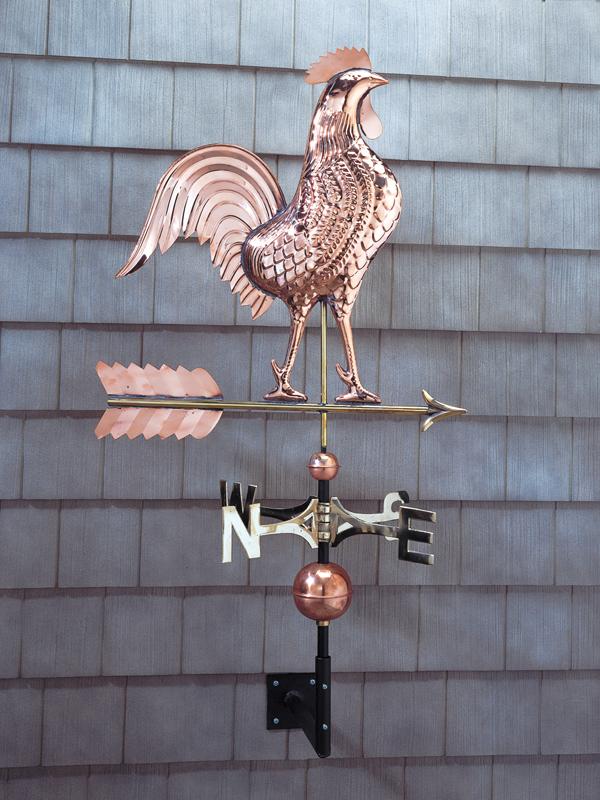 Copper Rooster Weathervane-0