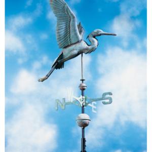 Copper Heron Weathervane-0