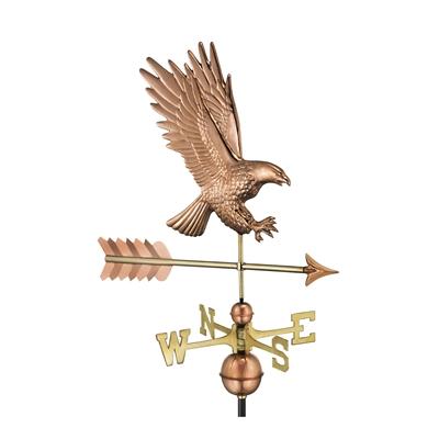American Bald Eagle Weathervane Handcrafted From Pure Copper-0