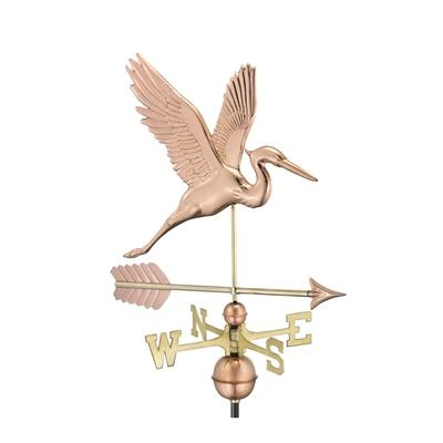 Graceful Blue Heron with Arrow Weathervane-0