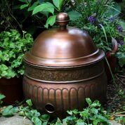 La Jolla Hose Pot with Lid - Copper Finish - Image 6
