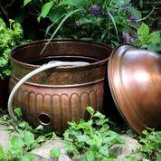 La Jolla Hose Pot with Lid - Copper Finish - Image 4