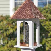 Extra-Large Seed Capacity Bird Feeder with Pure Copper Roof - Image 2