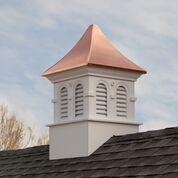 Smithsonian Columbia Vinyl Cupola with Copper Roof By Good Directions - Image 4