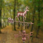 Proud Buck Weathervane - Pure Copper Hand Finished Bronze Patina - Image 3