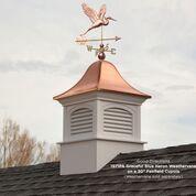 Fairfield Vinyl Cupola with Copper Roof By Good Directions - Image 5