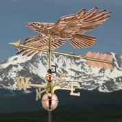 Soaring Hawk Weathervane - Pure Copper - Image 3