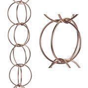 Double Link Pure Copper 8.5 ft. Rain Chain