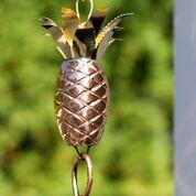 Pineapple Pure Copper 8.5 ft. Rain Chain - Image 3