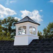 Windsor Vinyl Cupola with Black Aluminum Roof By Good Directions - Image 4
