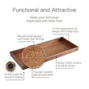 Medallions Multi-Purpose Boot Tray - Copper Finish - Image 6