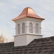 Smithsonian Montgomery Vinyl Cupola with Copper Roof By Good Directions - Image 4