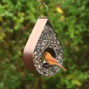 Copper Teardrop Fly-Thru Bird Feeder - Image 3