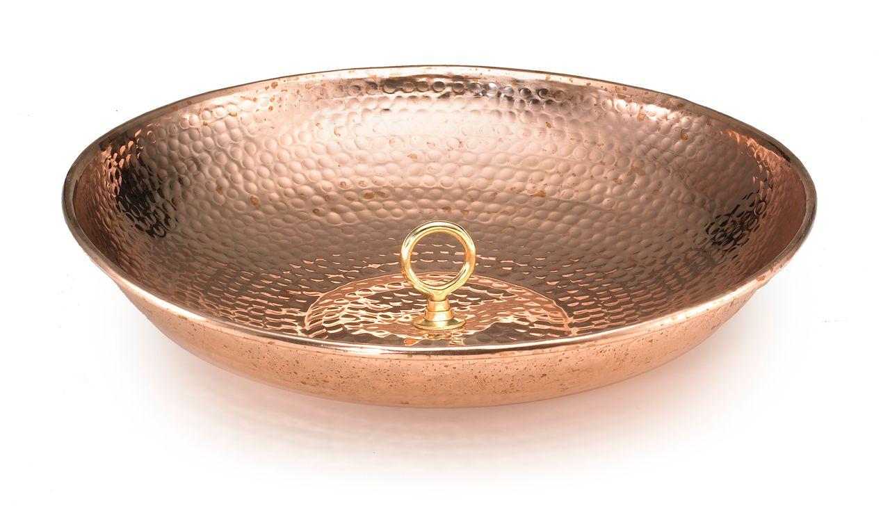 Rain Chain Basin - Polished Copper by Good Directions