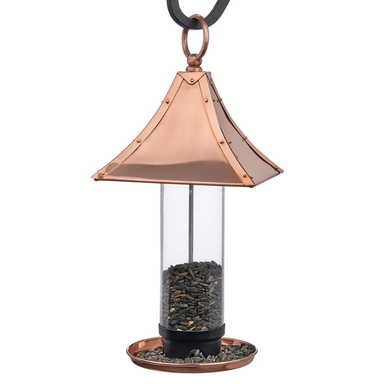 Palazzo Bird Feeder - Polished Copper by Good Directions