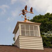 Guilford Vinyl Shiplap Cupola with Copper Roof By Good Directions - Image 4