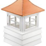 Guilford Vinyl Shiplap Cupola with Copper Roof By Good Directions - Image 5