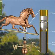 Horse Weathervane - Pure Copper - Image 2