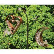 Crescent Moon Bird Feeder - Copper Finish - Image 4