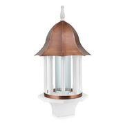 Manor Feeder White with Pure Copper Roof