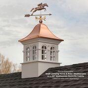 Smithsonian Rockville Vinyl Cupola with Copper Roof By Good Directions - Image 5