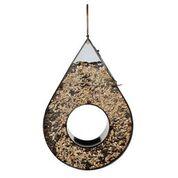 Copper Teardrop Fly-Thru Bird Feeder