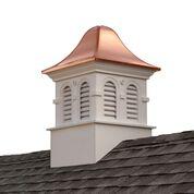 Smithsonian Montgomery Vinyl Cupola with Copper Roof By Good Directions